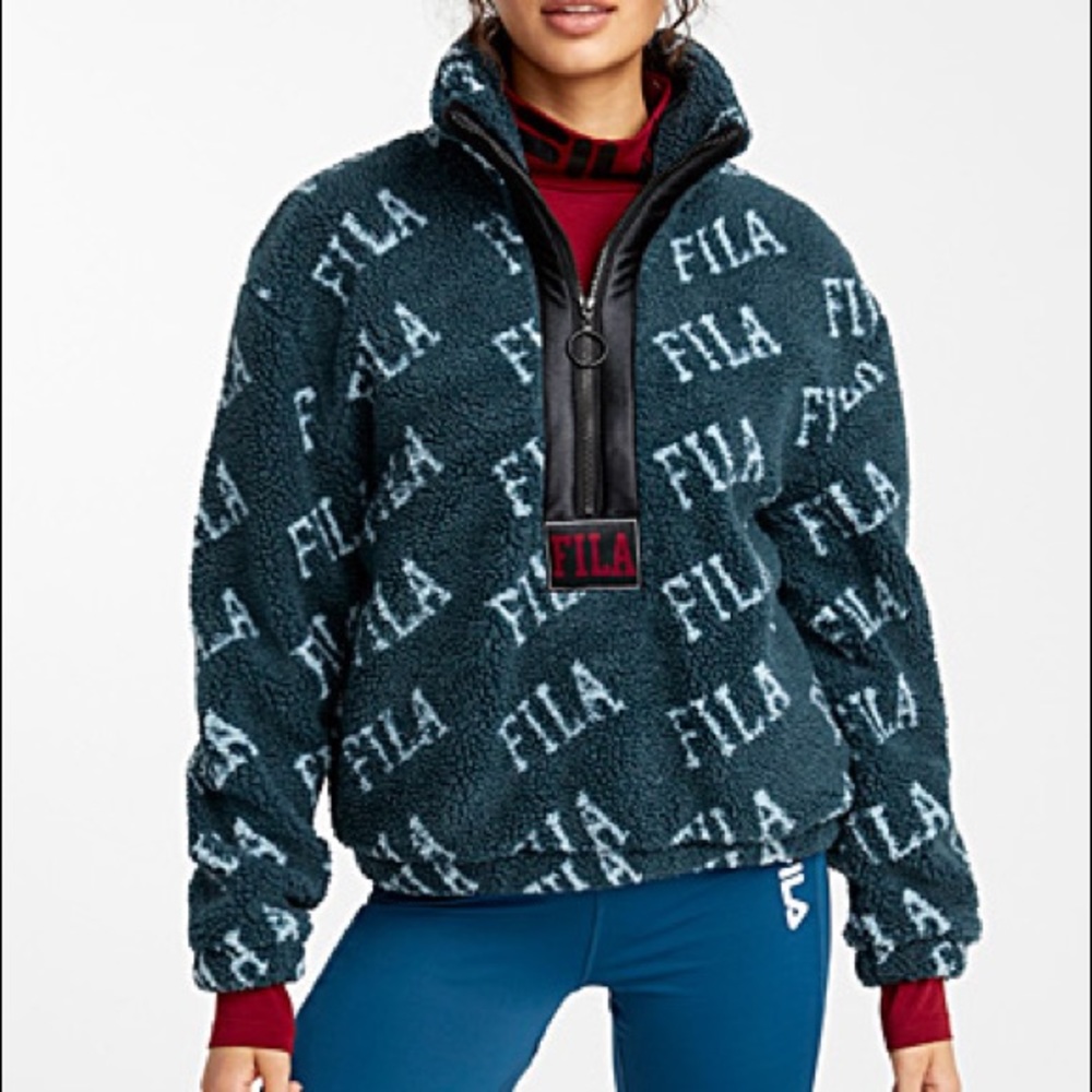Fila Half Zip Sherpa Anorak